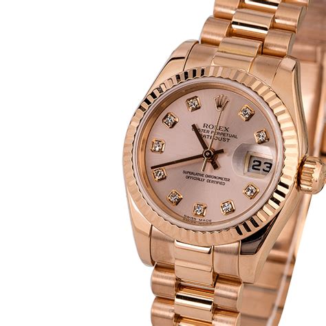 rolex rose gold damen|rose gold rolex for sale.